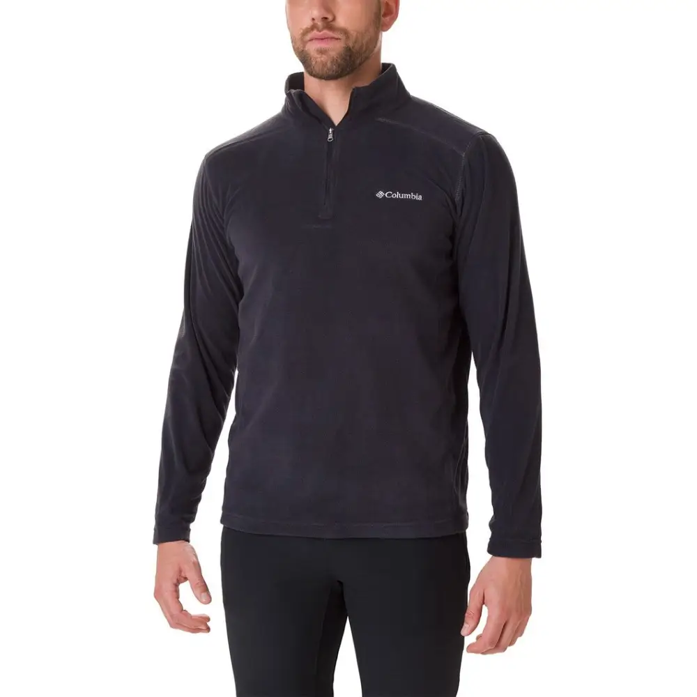 Fleece Masculino Klamath Range Ii Half Zip Preto Columbia (1)